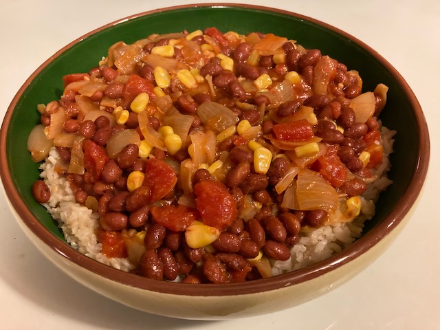 West African Red Beans with Tomato Sauce
